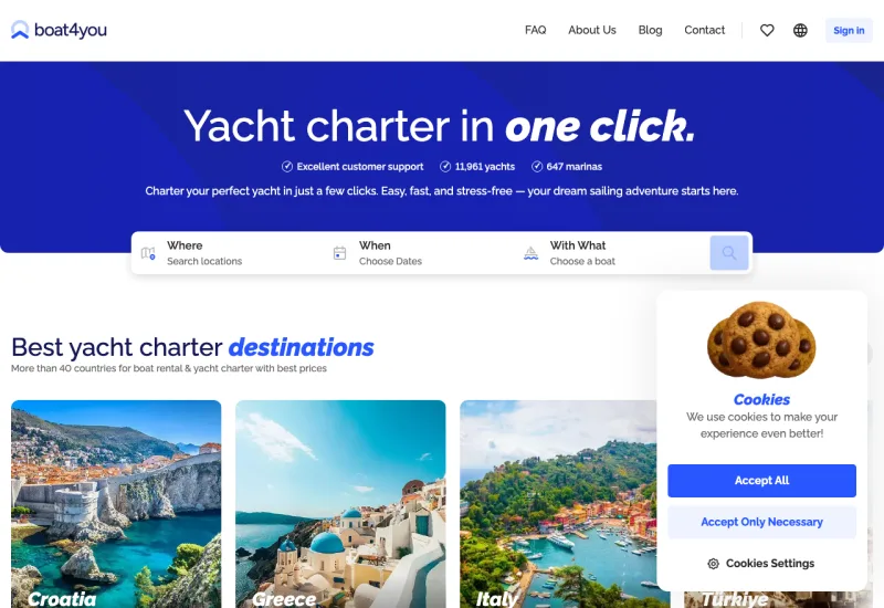 boat4you — web stranica
